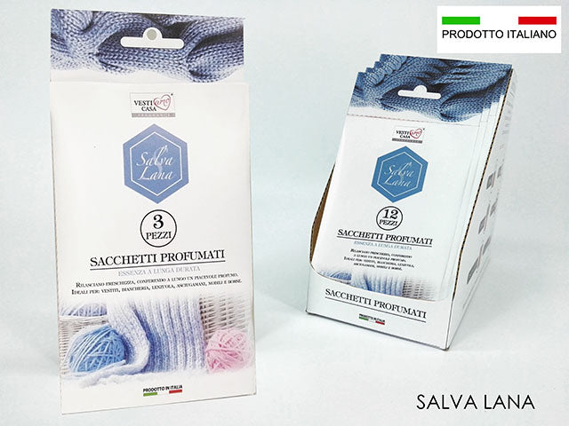 Profumatore armadi cassetti 12 pezzi s.lana 952360