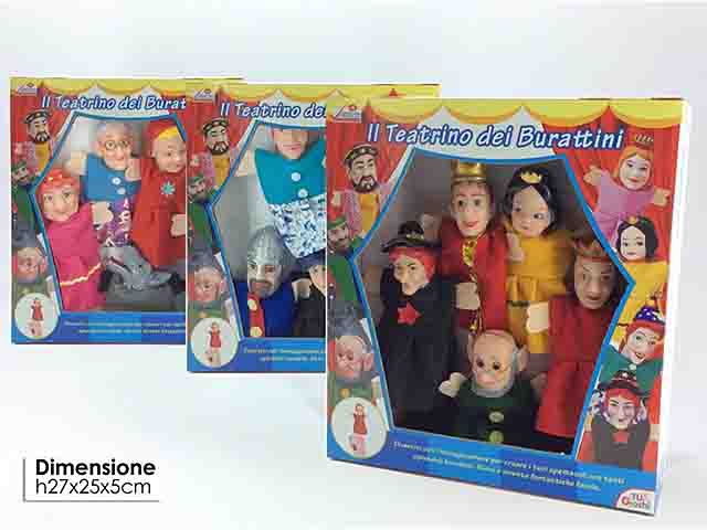 Teatrino dei burattini 5 pezzi 102044