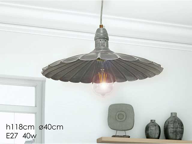 Lampadario antichizzato grigio 694130