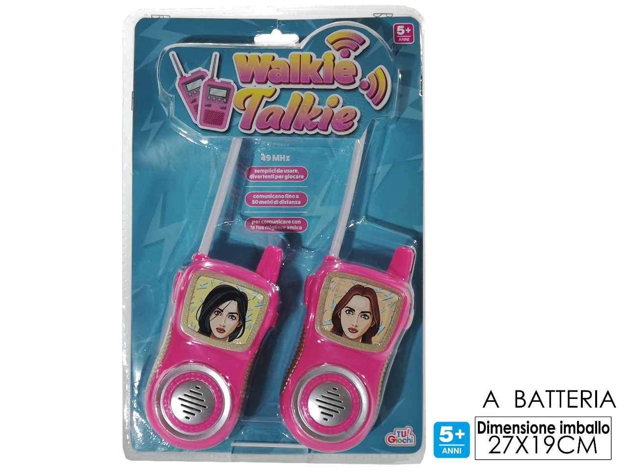 Walkie talkie rosa 104321