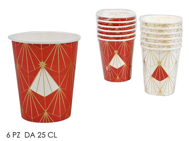 Bicchieri nat. 25cl 6 pezzi 471001