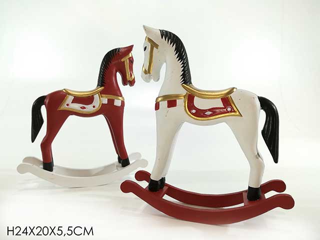 Cavallo a dondolo 24cm 408211