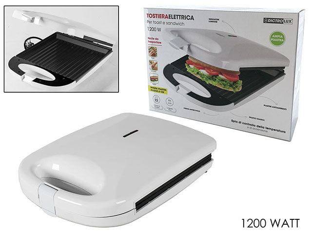 Tostiera 1200w bianca 878400