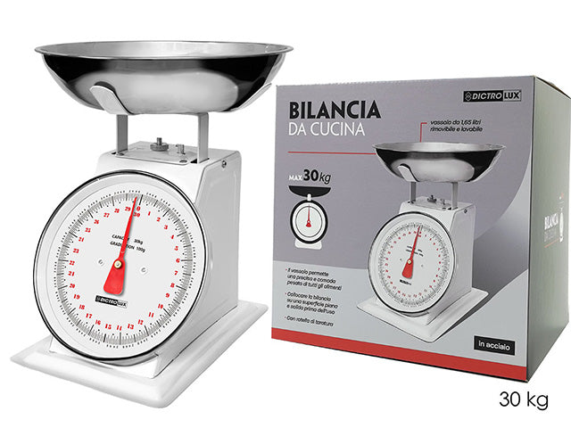 Bilancia da cucina 30kg bianca 690202