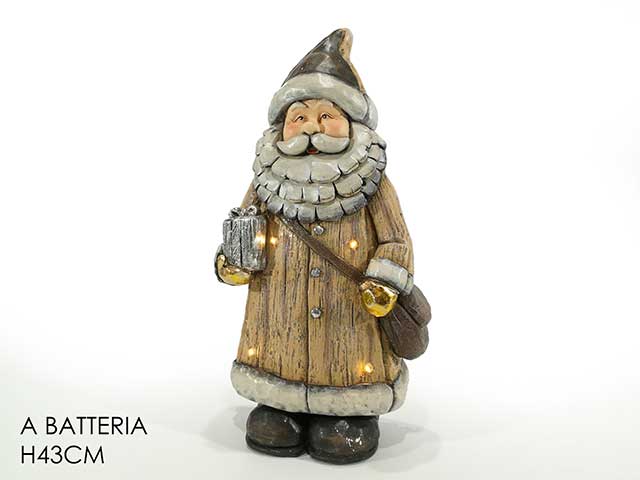Babbo natale con 6led h.43cm 423110
