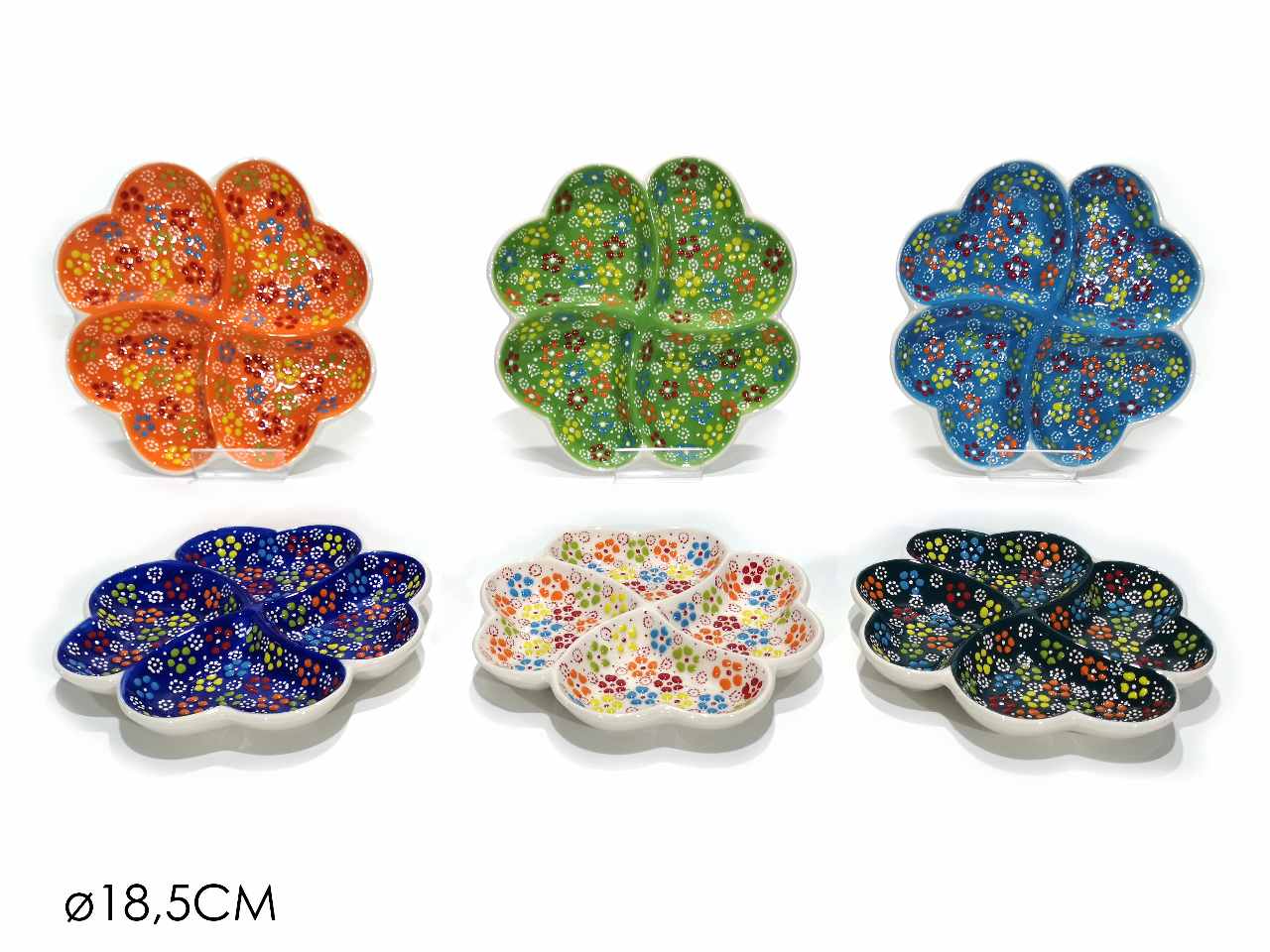 Antipastiera 4 posti 18.5cm 532606