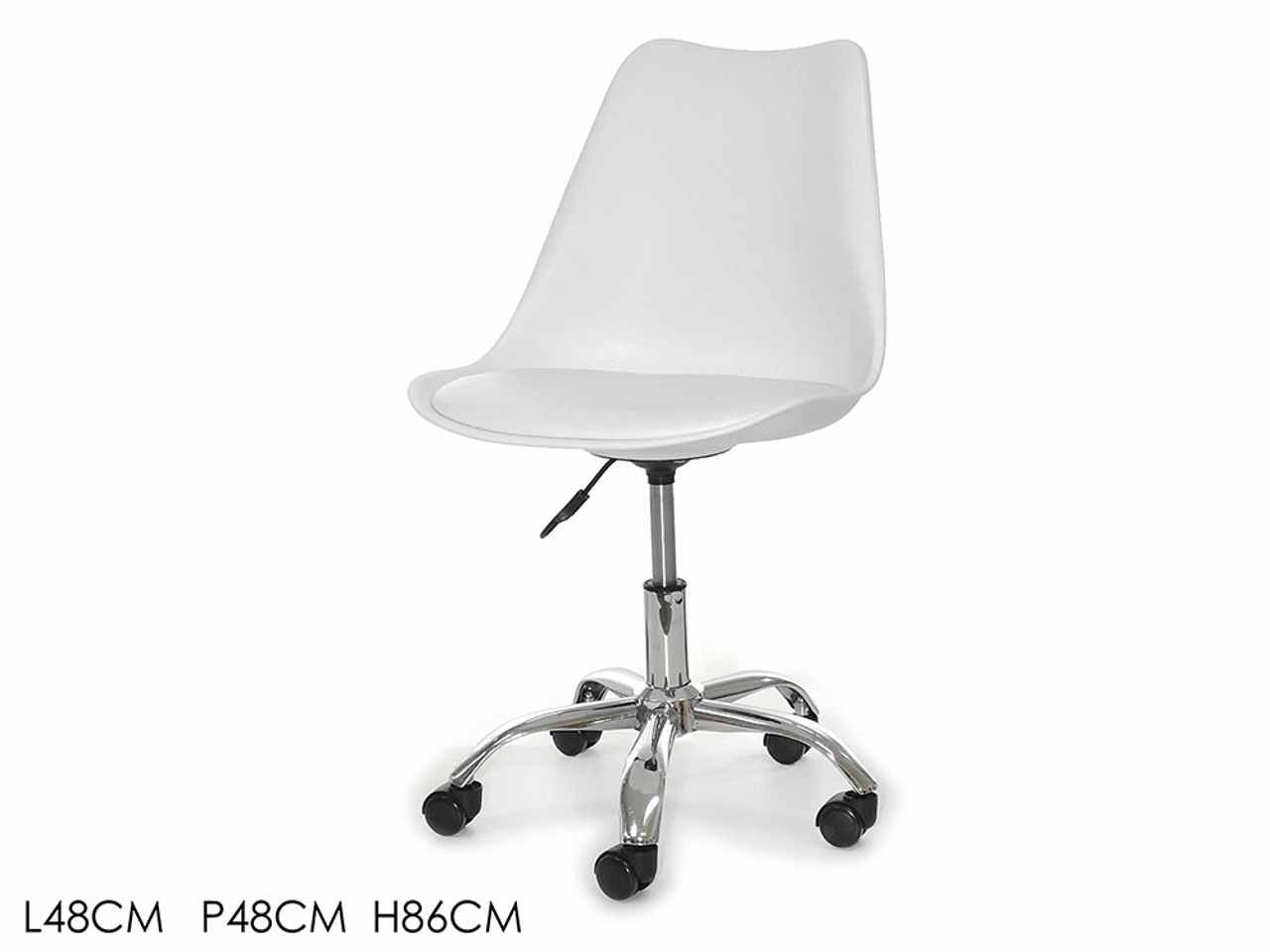 Sedia da ufficio colore bianco