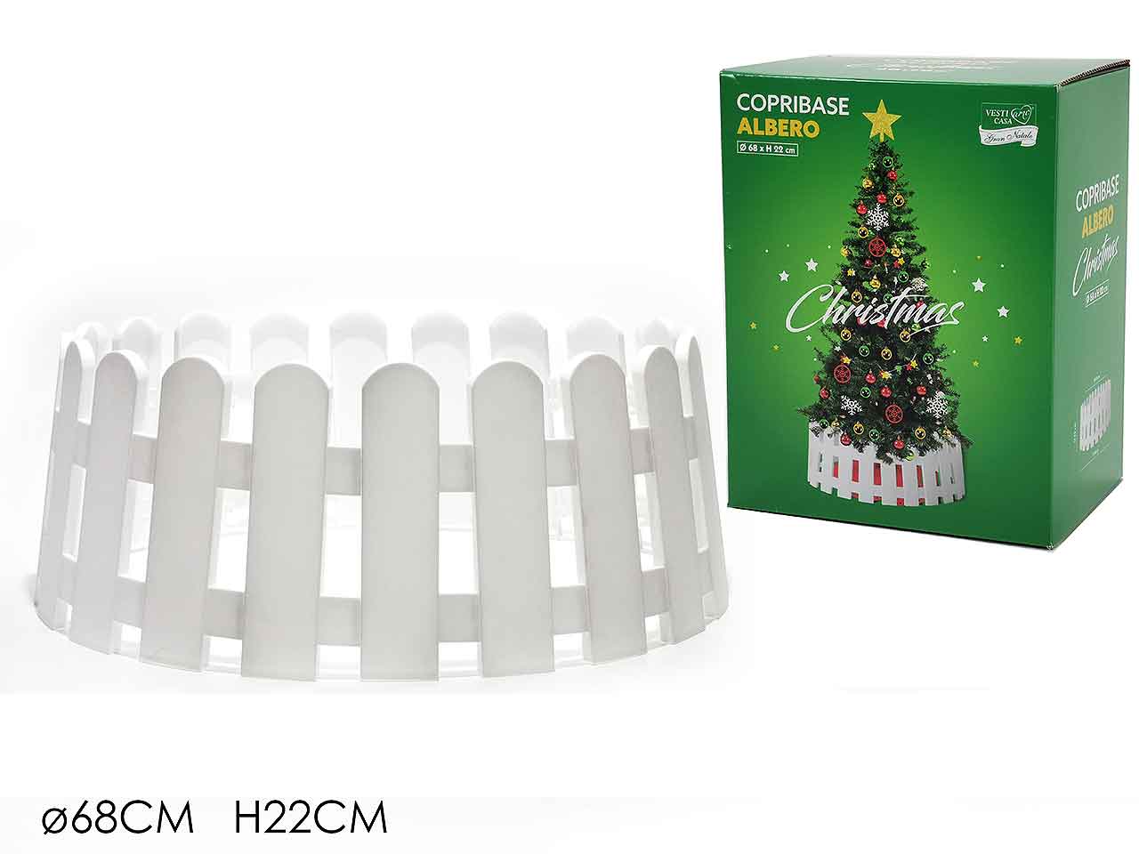 Copribase per albero bianco h22cm diametro 68cm