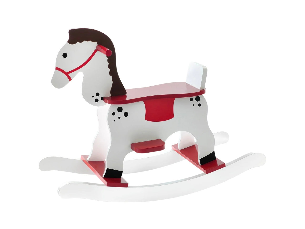 Wood world-cavallo a dondolo legno