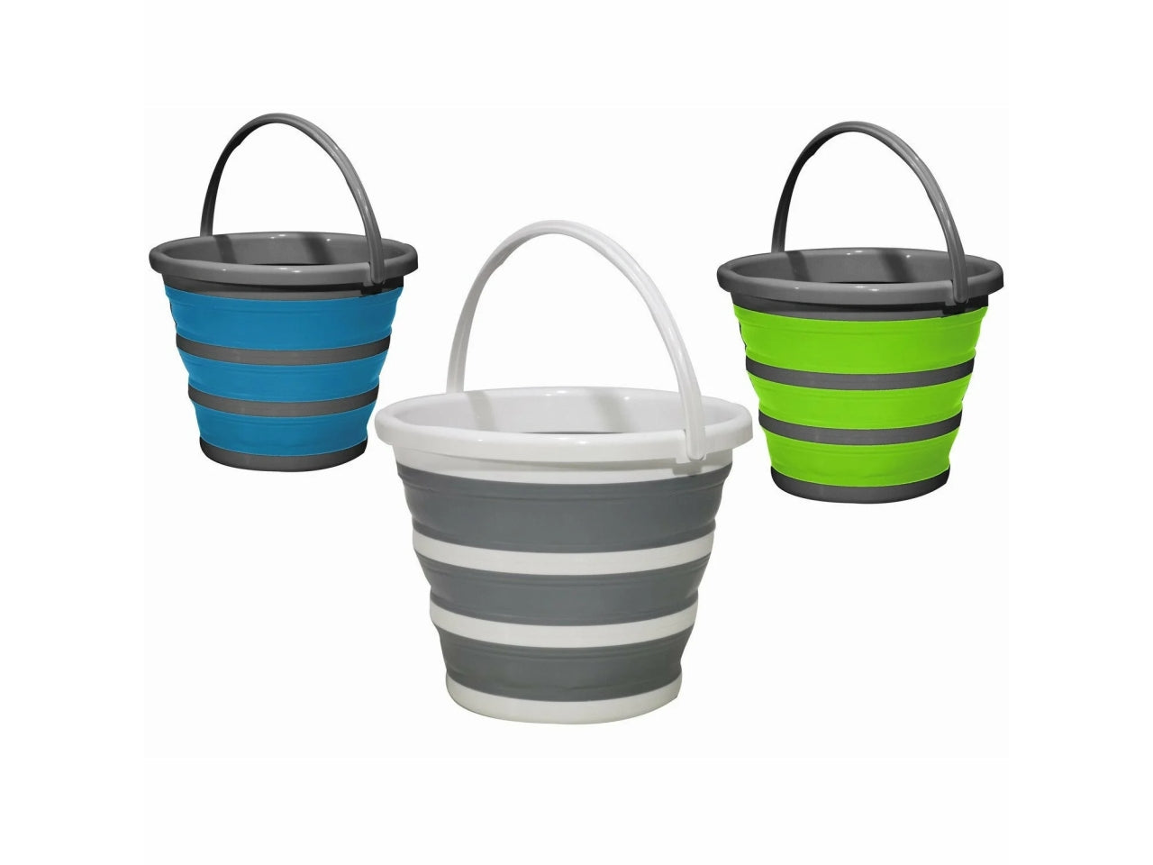 Secchio richiudibile con manico 10lt colori assortiti