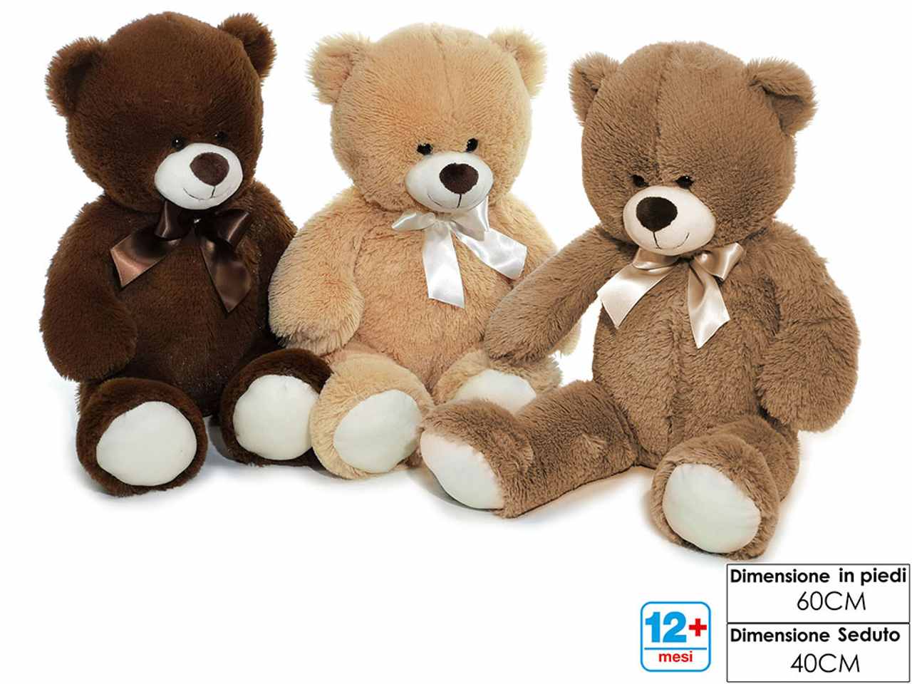 Morbidosi orso h60cm 722014