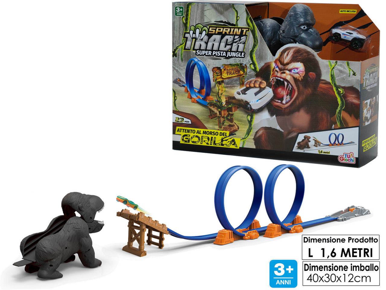 Super pista pista jungle 1,6metri