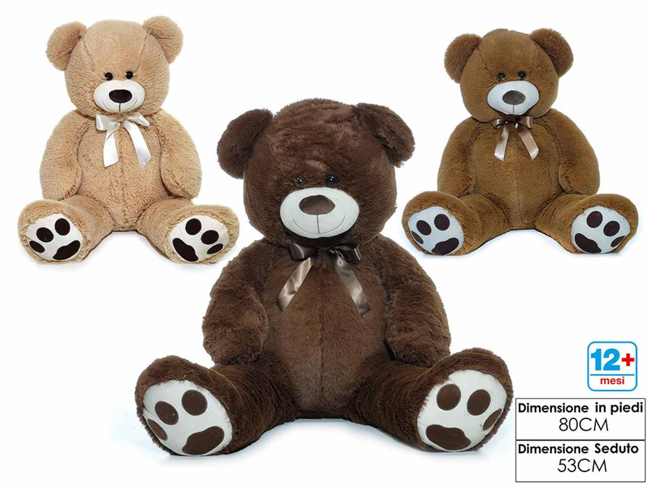Morbidosi orso h80cm 722016