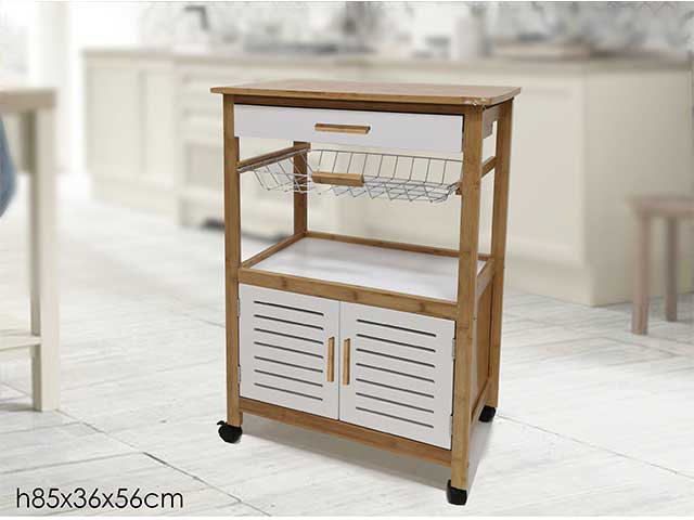 Carrello c/2 ante 36x56x85cm667656