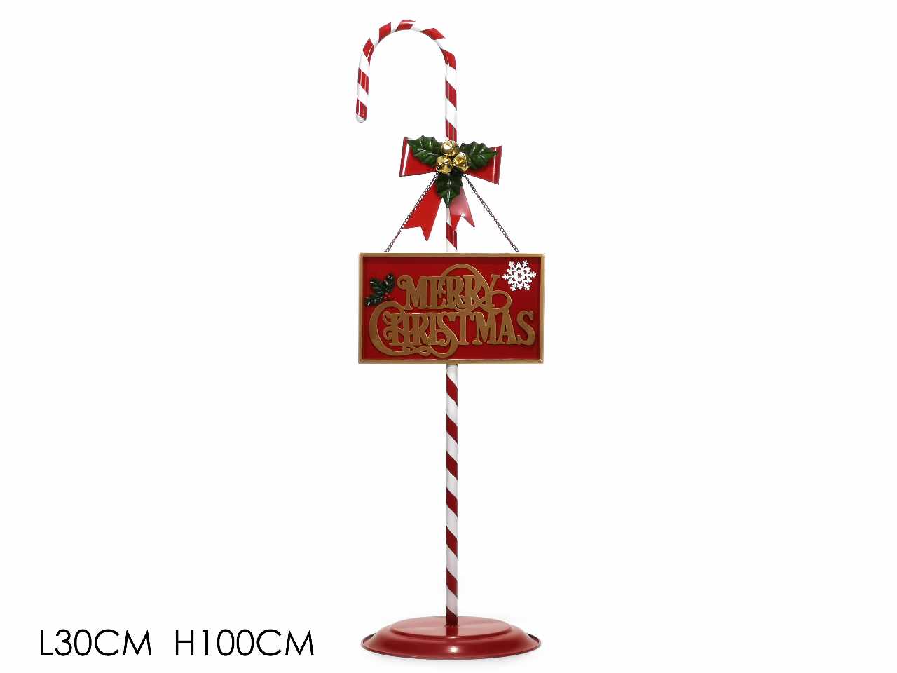 Decorazione natalizia con scritta merry