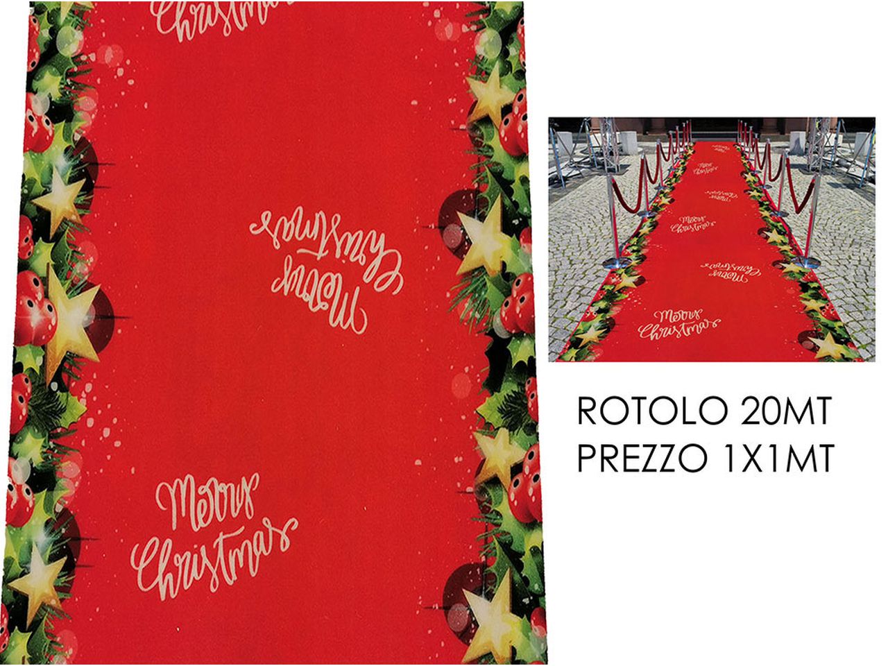 Passatoia klaus wishes 1x1 su rotolo 20