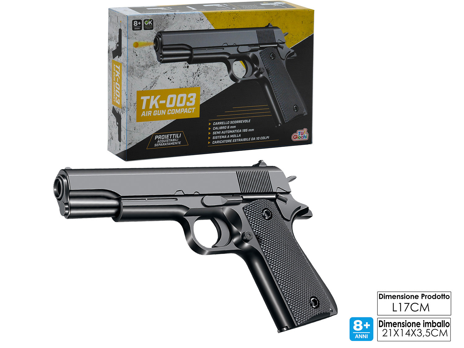 Pistola tk-003 air gun compact