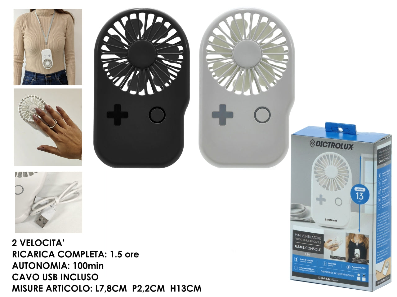 Mini ventilatore portatile usb game