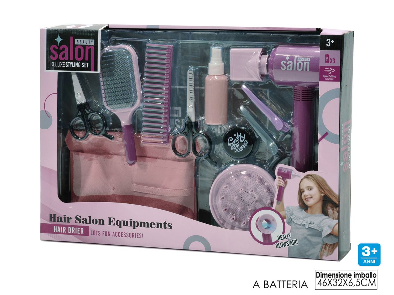 Set bellezza con funzionamento a batteria