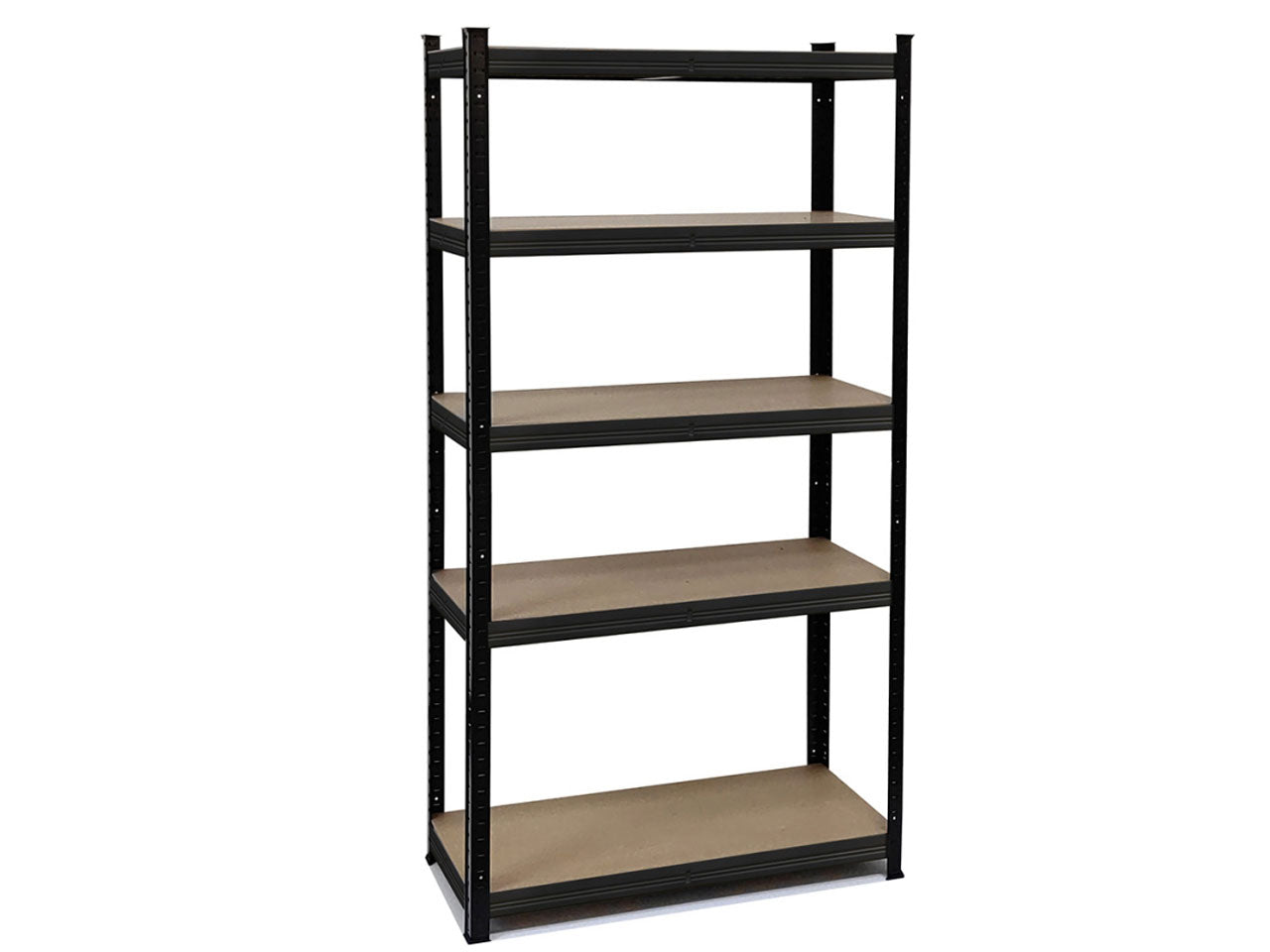 Scaffale in metallo con 5 ripiani in mdf misura 90x40xh.180cm