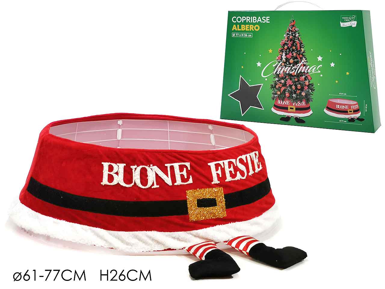 Copribase per albero con gambe