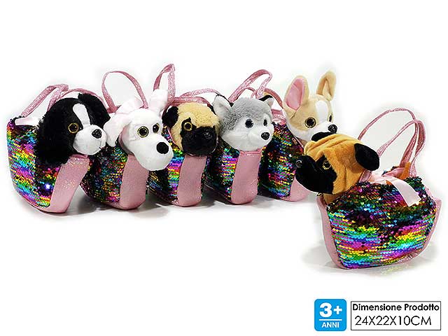 Morbidosi cagnolino in borsetta 24cm 721808