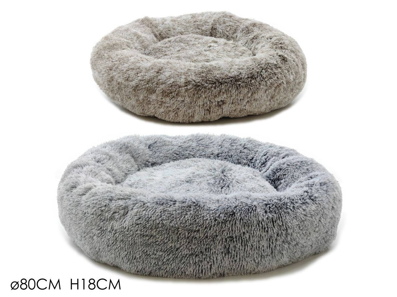 Cuccia pelo sintetico 2 colori assortiti 80x18 cm - Vestiamo Casa