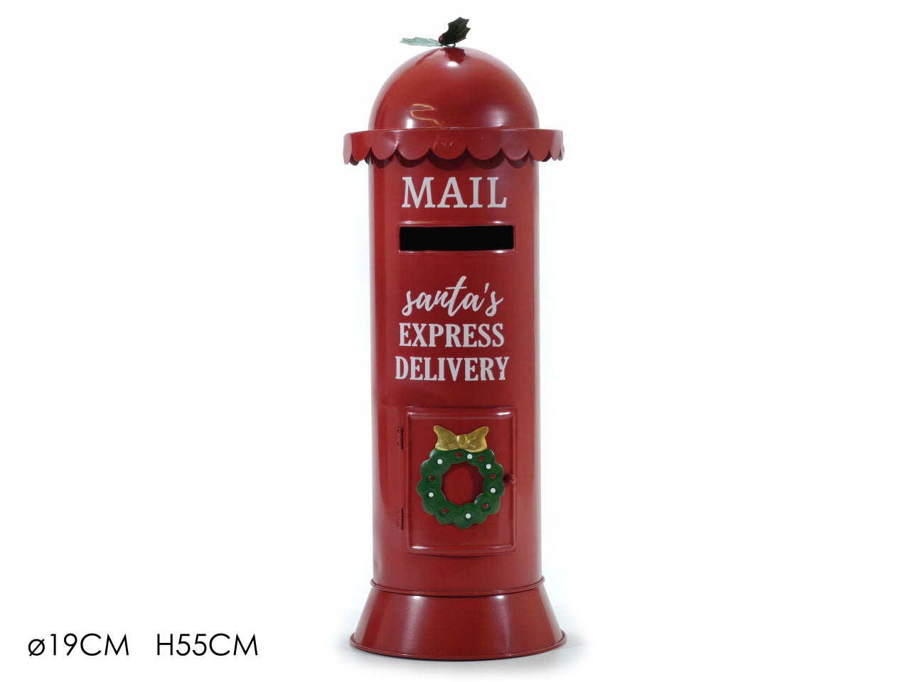 Cassetta postale natalizia h.55cm