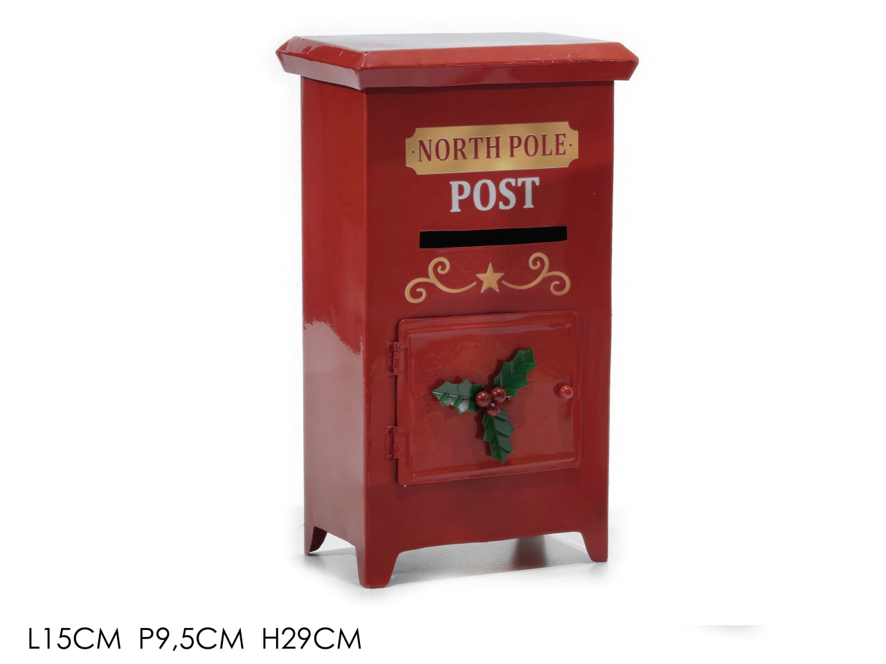 Cassetta postale natalizia h.29cm