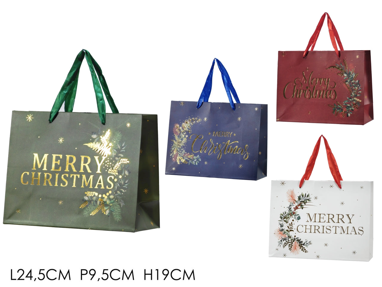 Shopper natalizio piccolo in 4 assortimenti