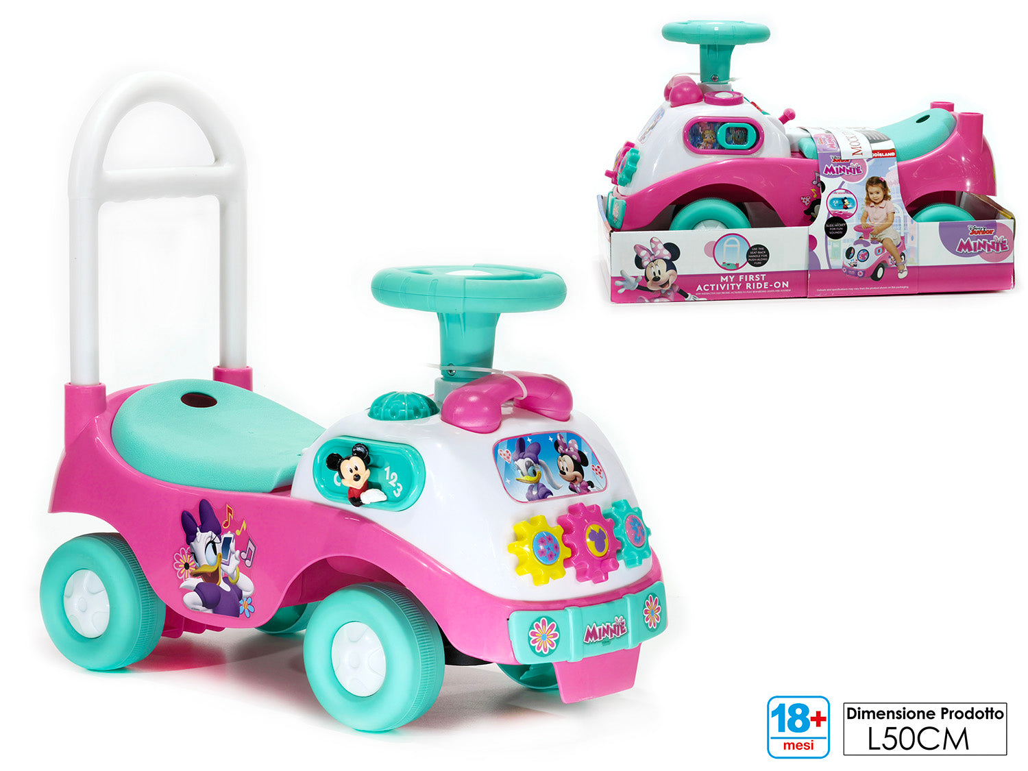 Cavalcabile a batteria con luce e musica disney