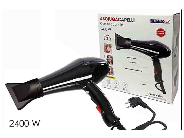 Phon 2400w c/ionizzatore nero 583607