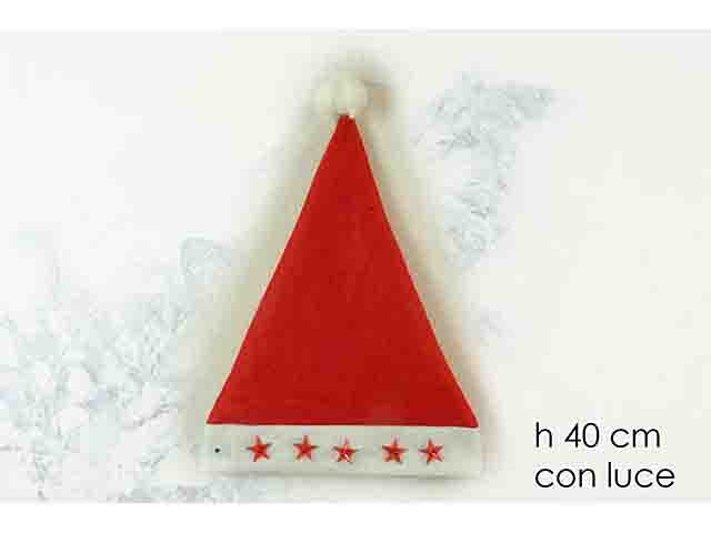Cappello natalizio con luci