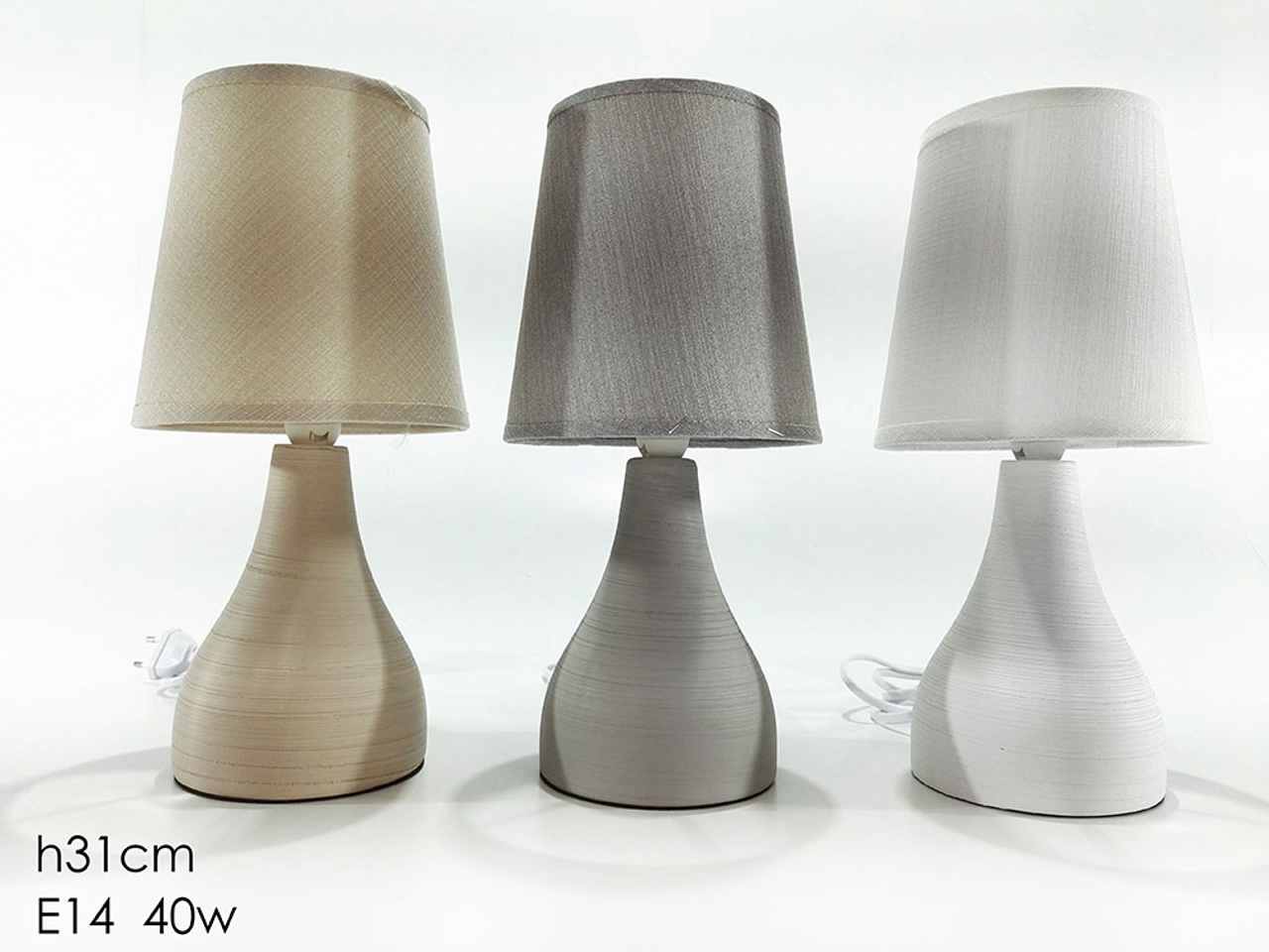 Lampada comodino h.31cm 571540