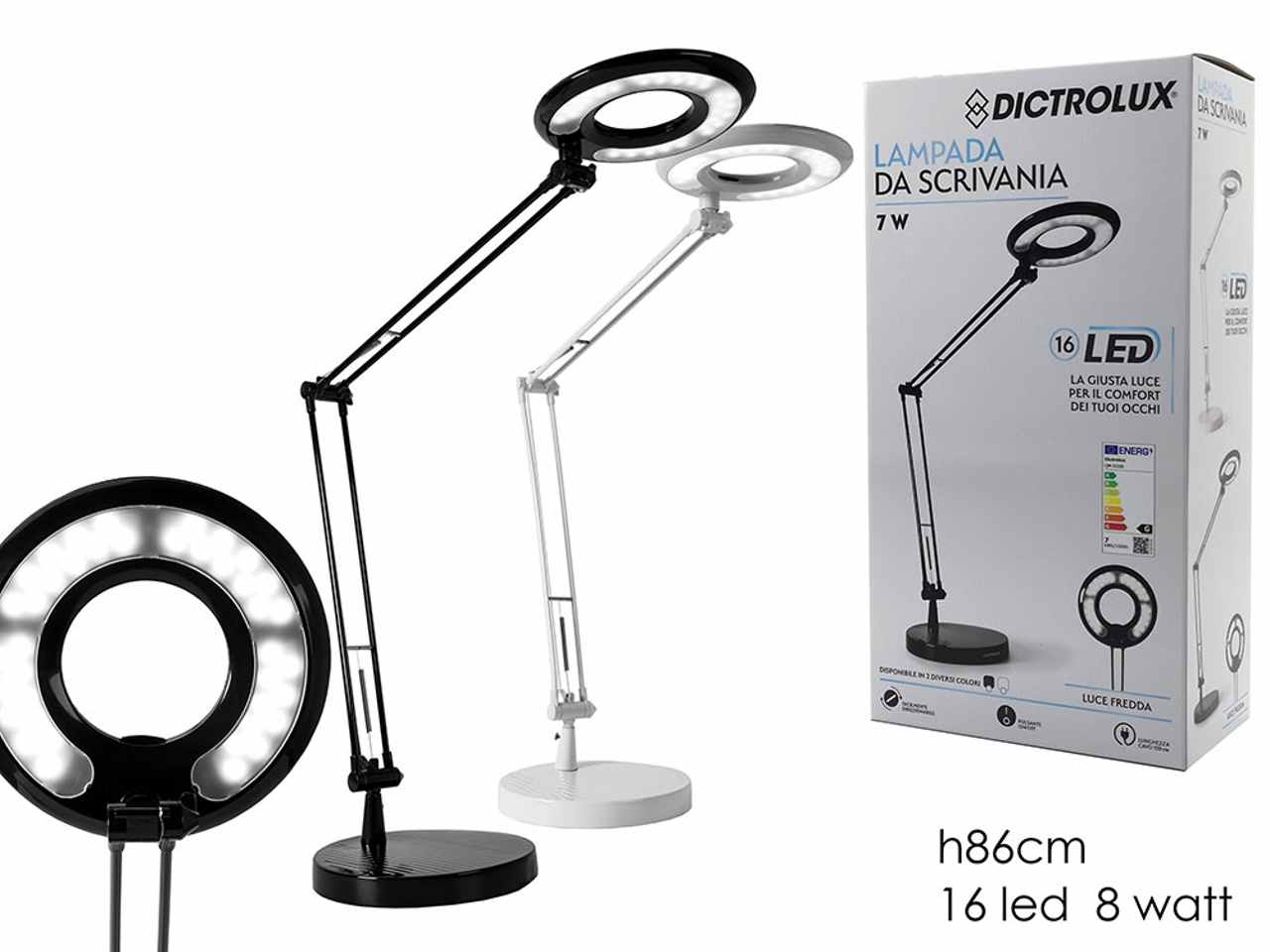 Lampada con 40 led h86cm 2 assortimenti
