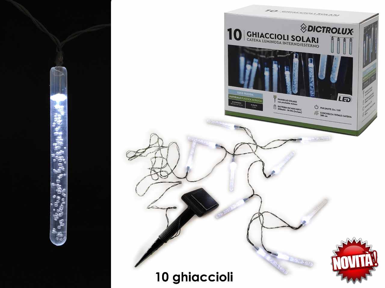 Catena solare 10 ghiaccioli 622017