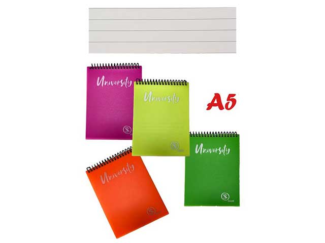 Block notes a5 spiral.fluo 1r 01670392