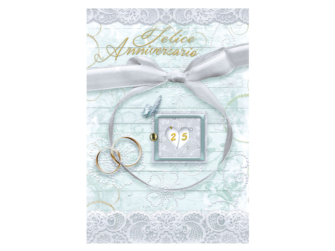 Biglietti felice anniversario con rotella