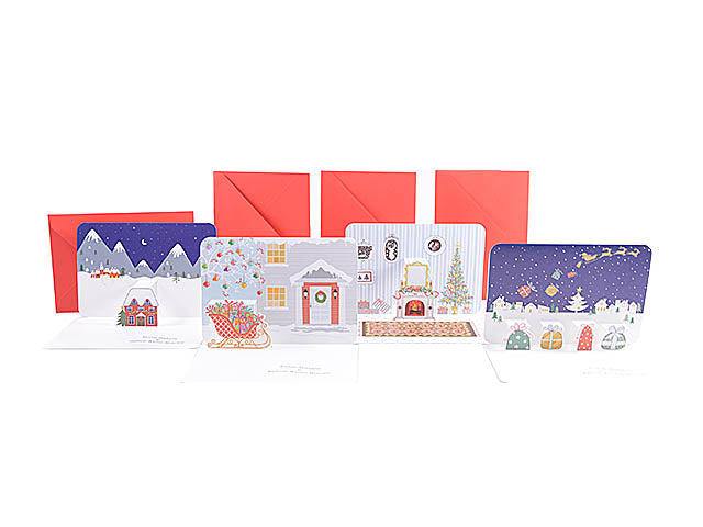 Biglietto auguri natalizio pop-up