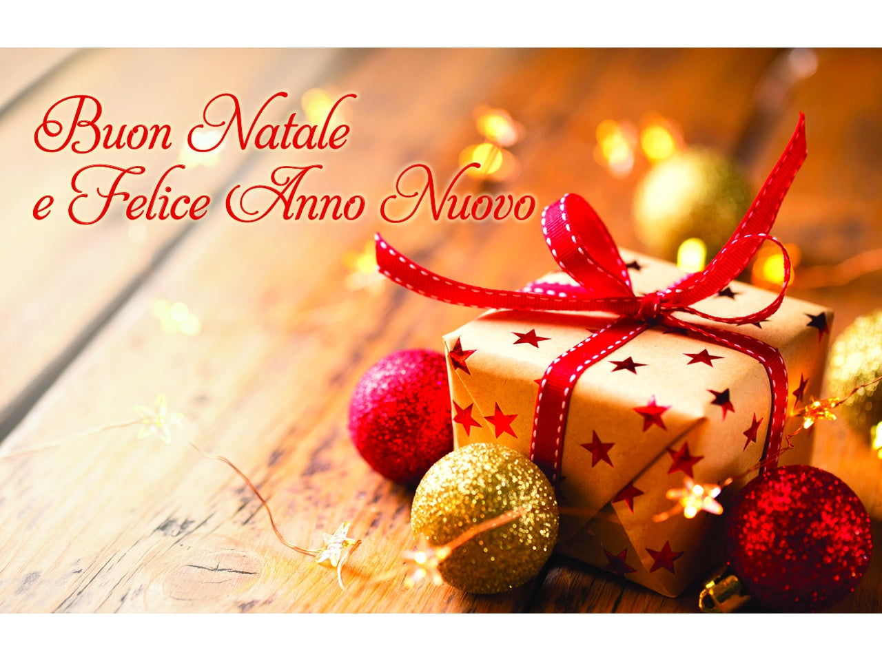 Scatola con 100 biglietti buon natale