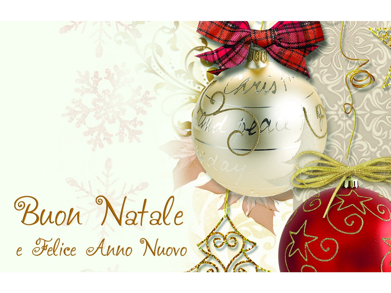 Scatola con 100 biglietti buon natale