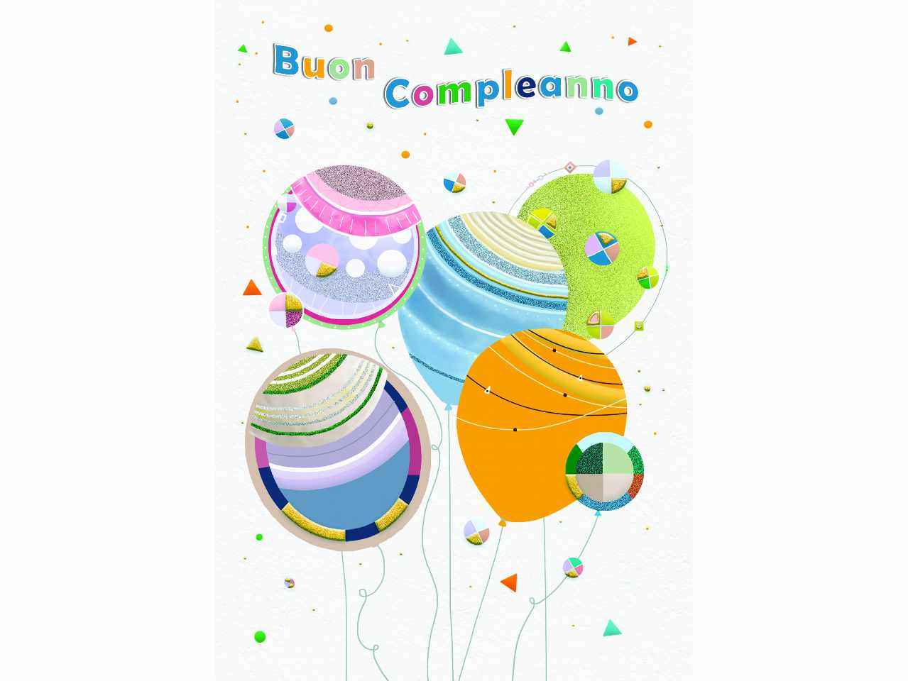 Biglietto auguri buon compleanno