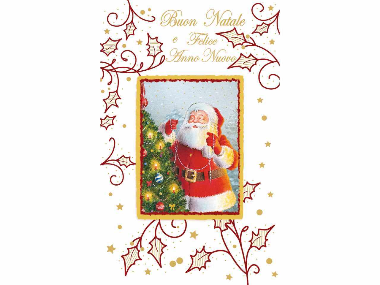 Biglietti auguri buon natale misura 9x14cm in 6 modelli assortiti