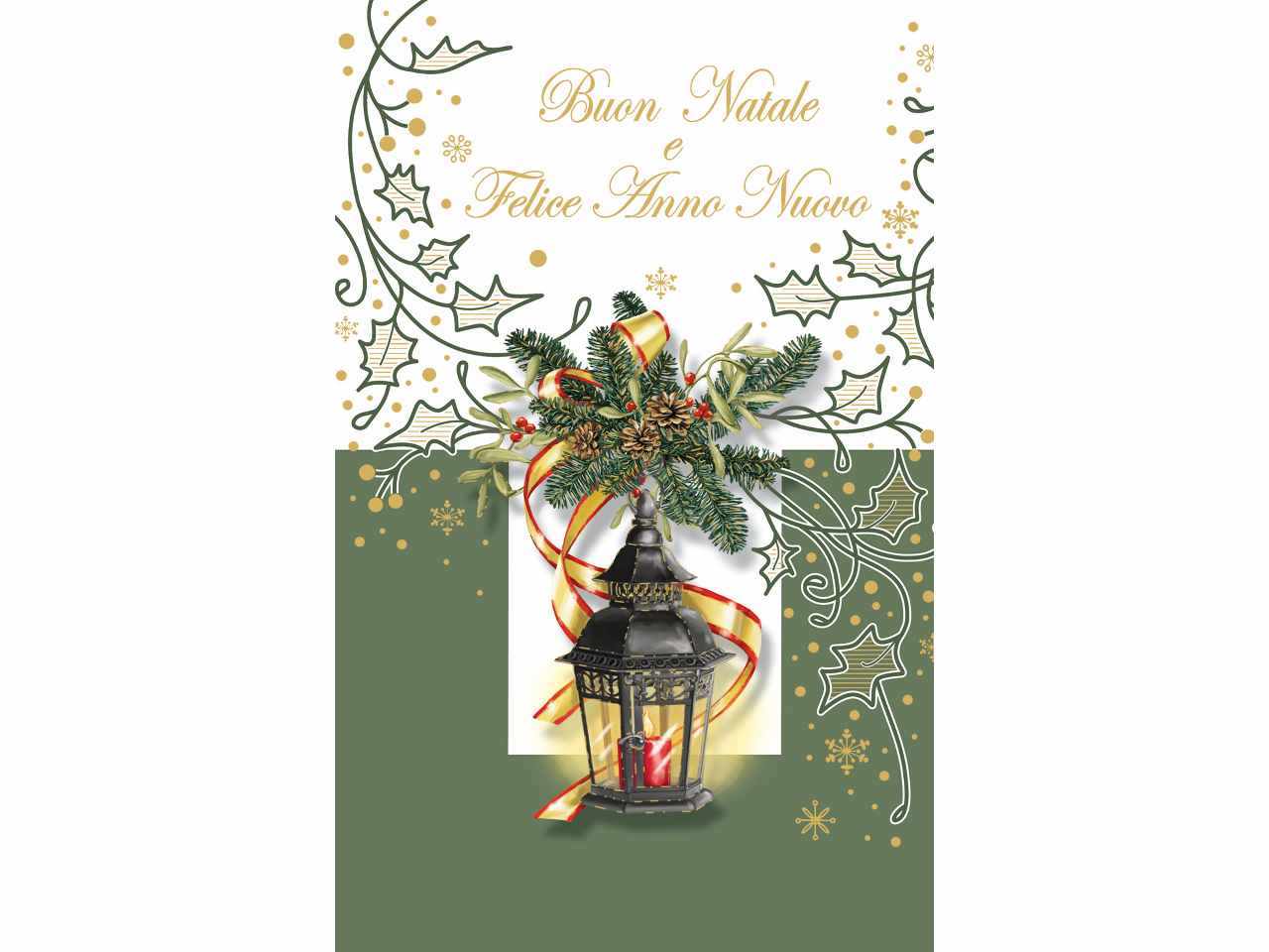 Biglietti auguri buon natale misura 9x14cm in 6 modelli assortiti