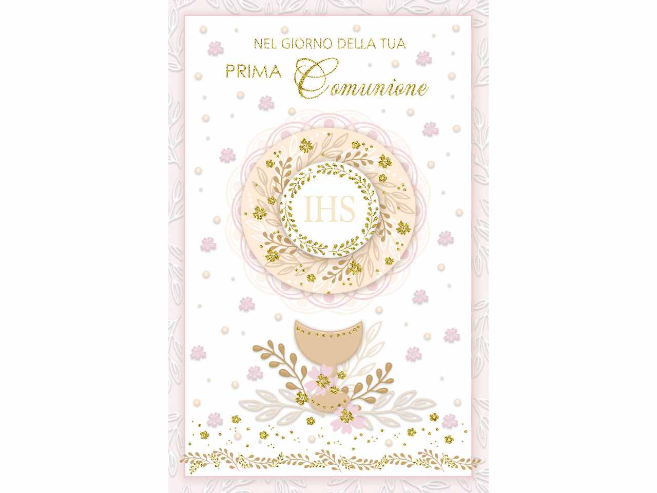 Biglietto auguri prima comunione