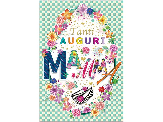 Biglietto auguri auguri per la mamma