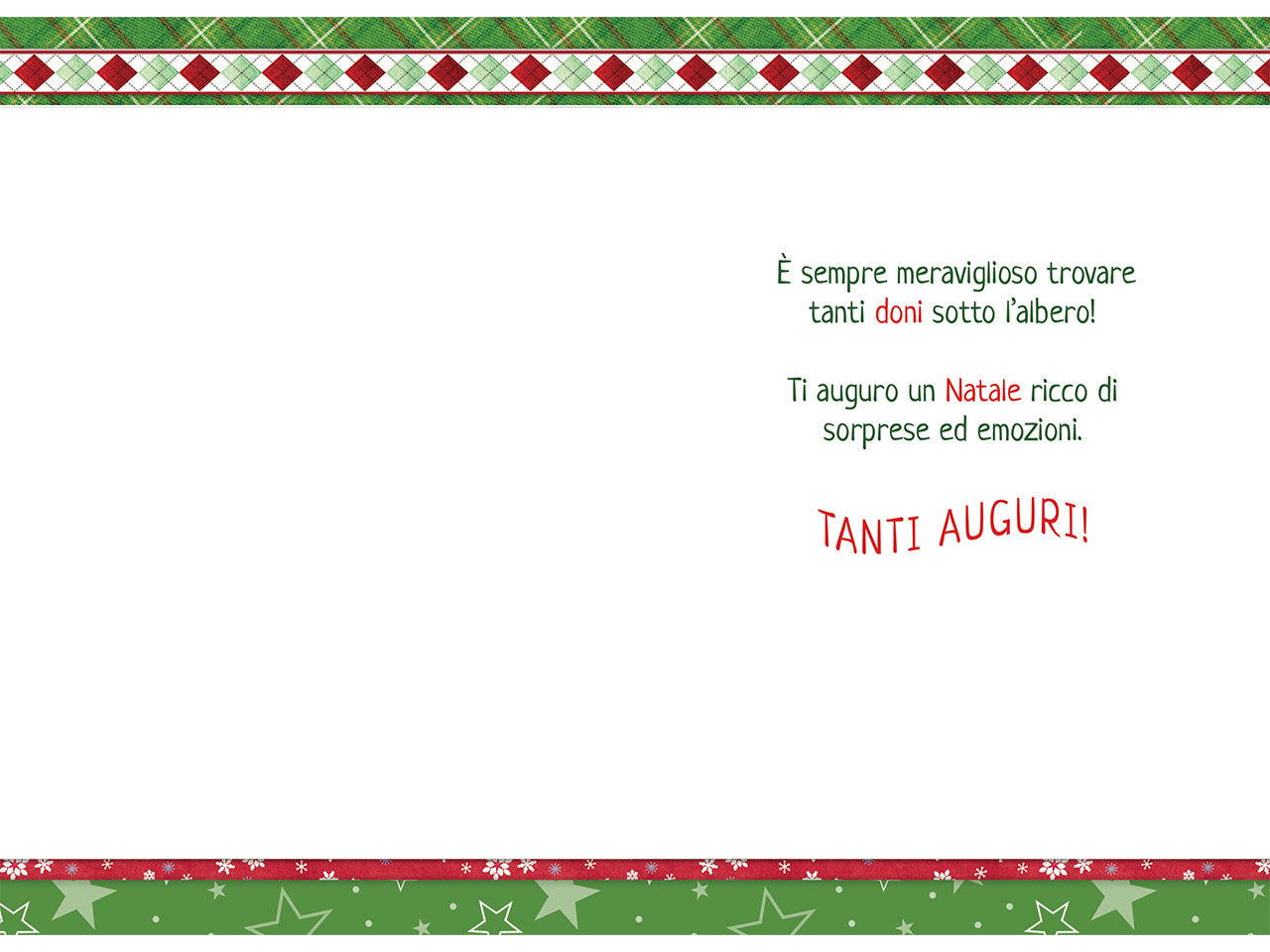 Biglietto auguri natalizio
