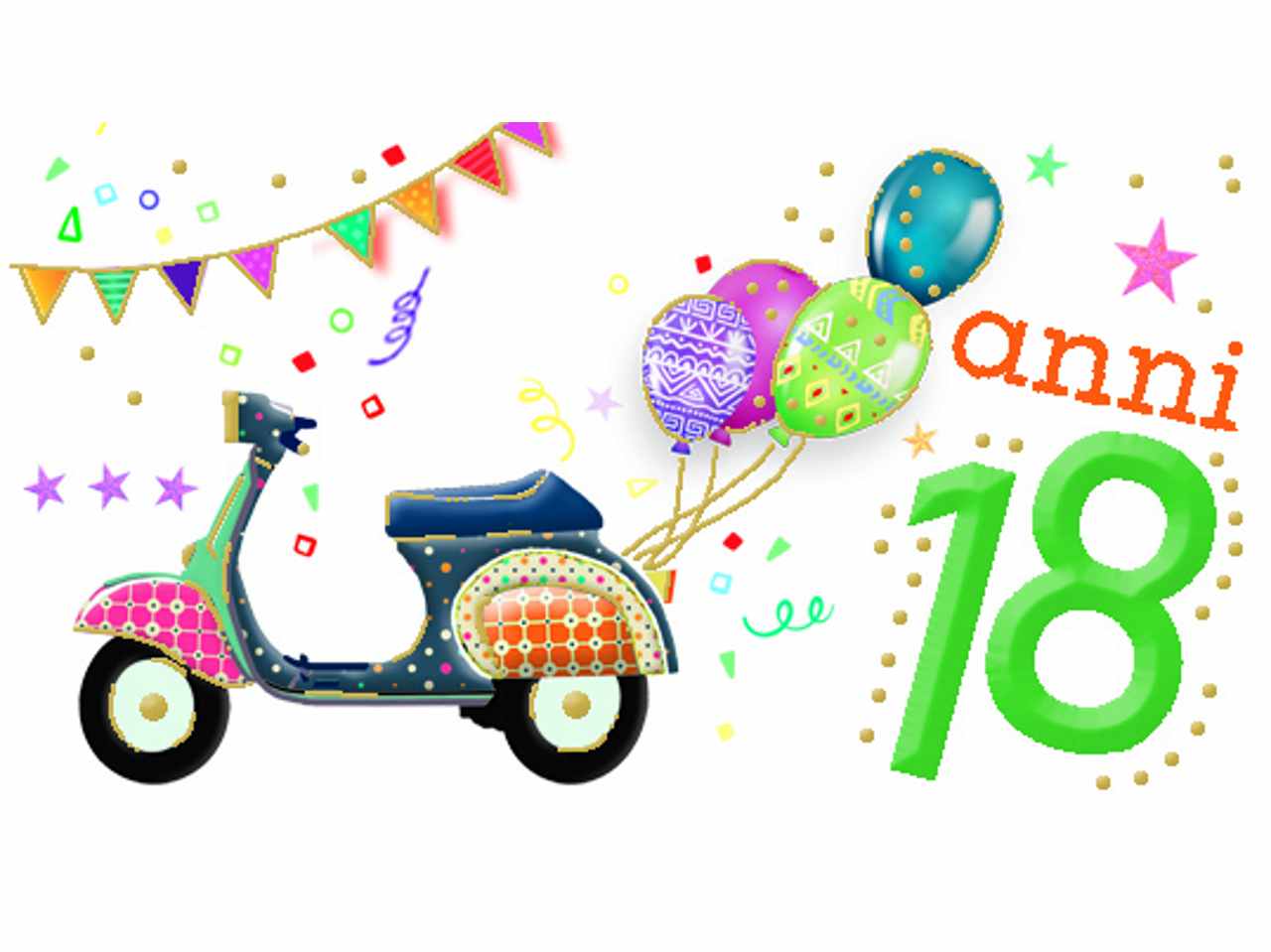 Biglietto bomboniera 18 anni 100 pezzi