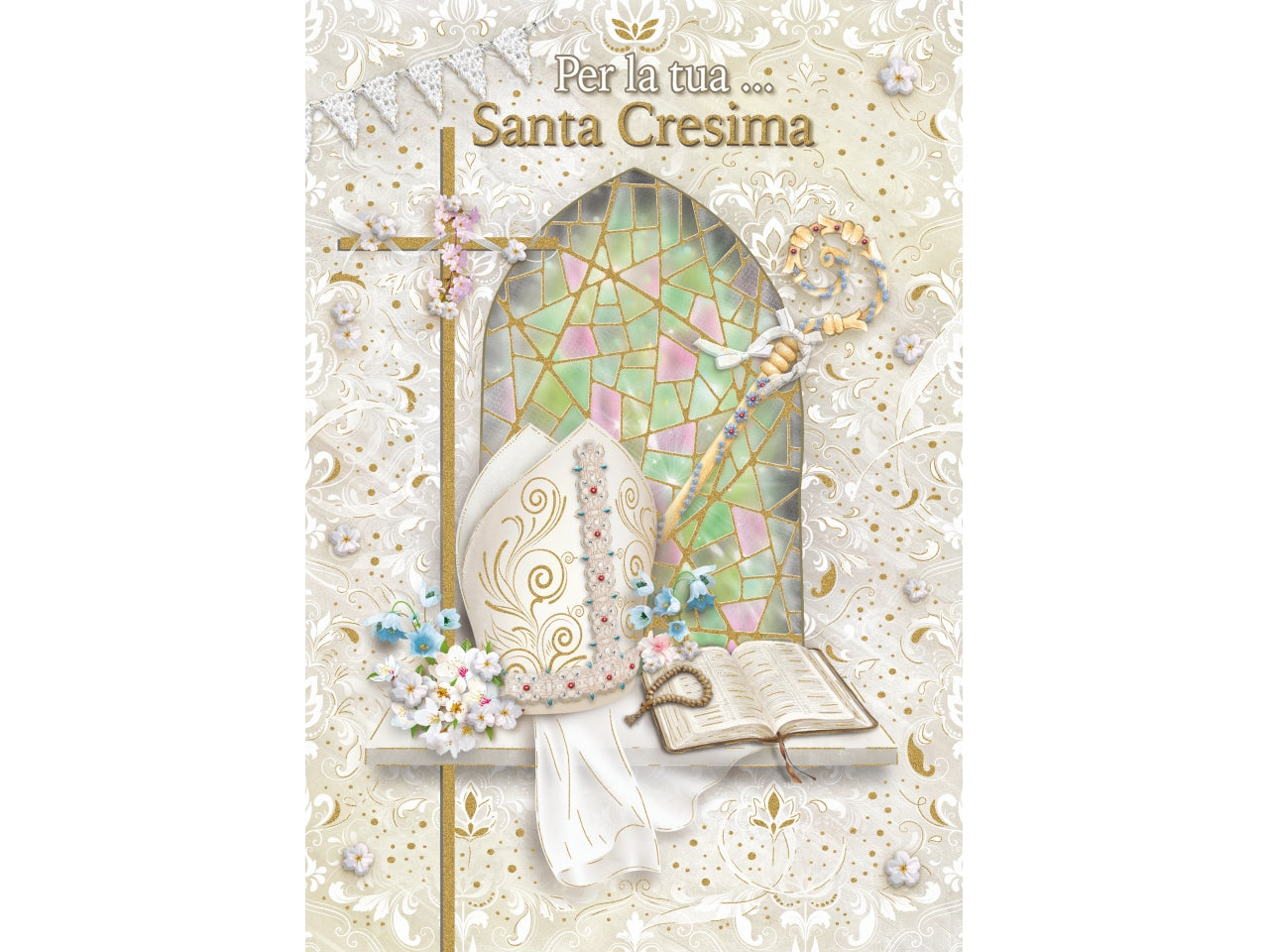Biglietto santa cresima