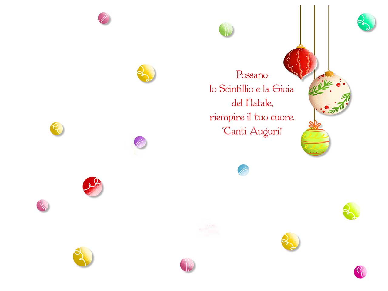 Biglietto auguri natalizio sagomato